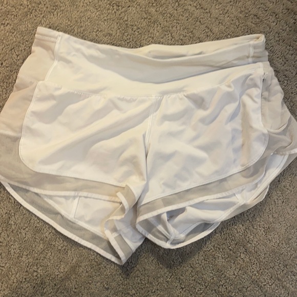 lululemon athletica Pants - White mesh lululemon shorts!
